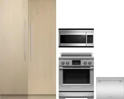 5 Piece Package Includes Refrigerator, Freezer, Range, Microwave And Dishwasher